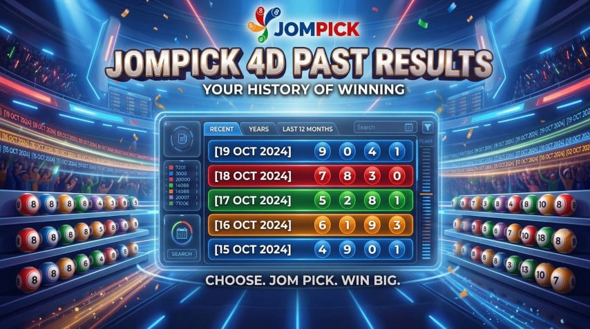 Damacai 1+3D Past Result Database