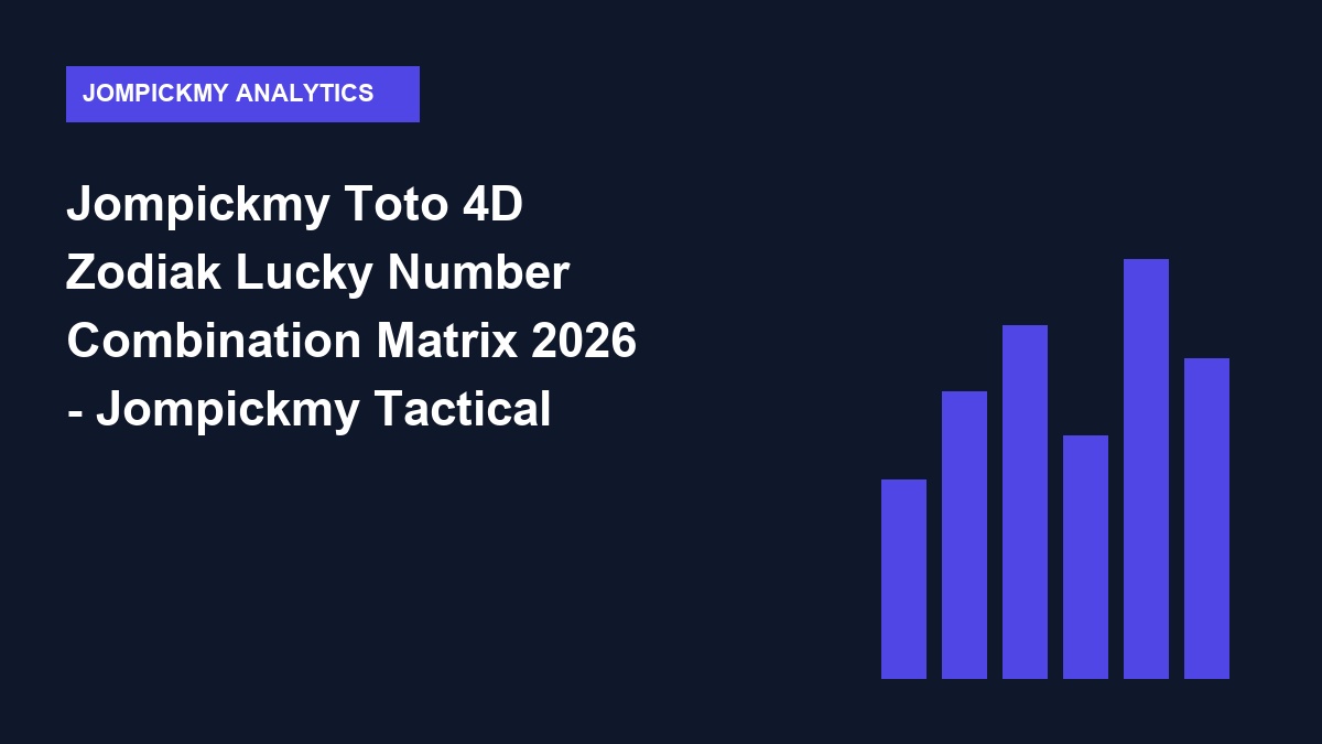 jompickmy toto 4d zodiak lucky number combination matrix 2026 - Jompickmy Toto 4D Zodiak Lucky Number Combination Matrix 2026 - Jompickmy Tactical Guide 2026